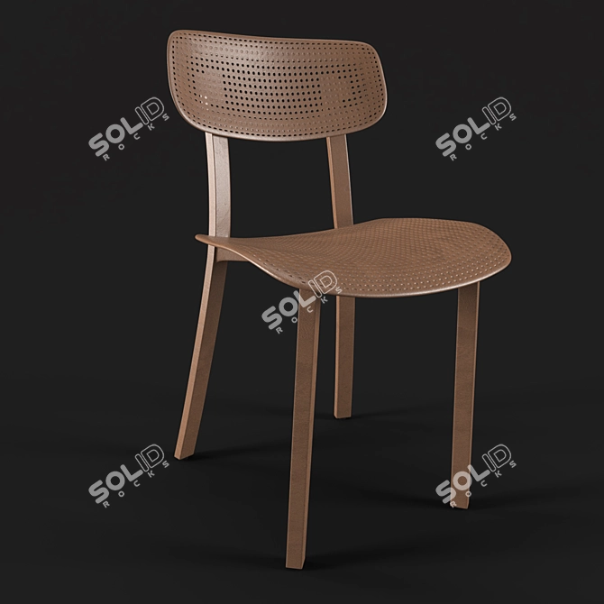 Modern 3D Chair Model 3D model image 3