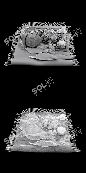 Fresh Summer Feast 3D model image 3