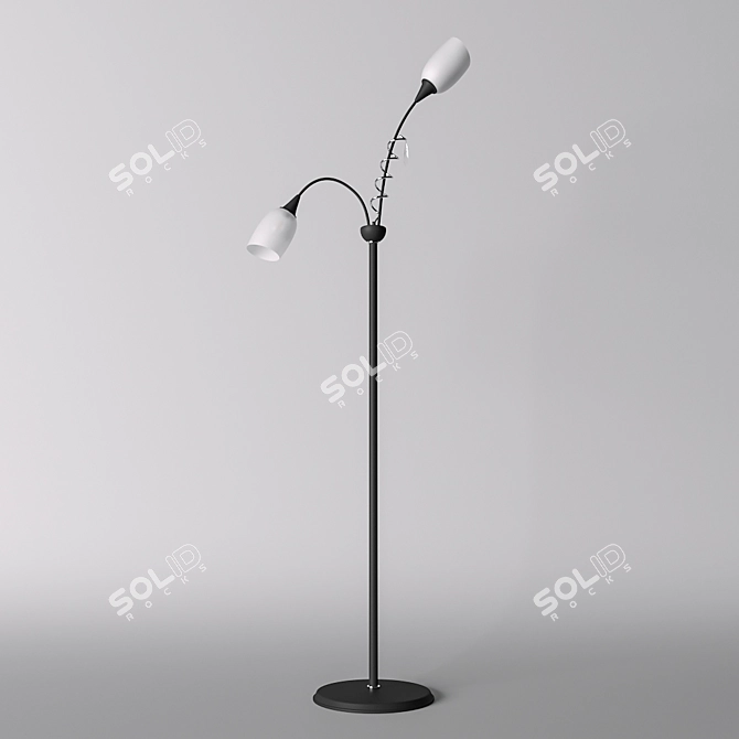 Elegant Decorative Floor Lamp 3D model image 1