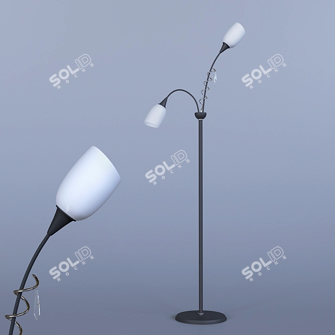 Elegant Decorative Floor Lamp 3D model image 2