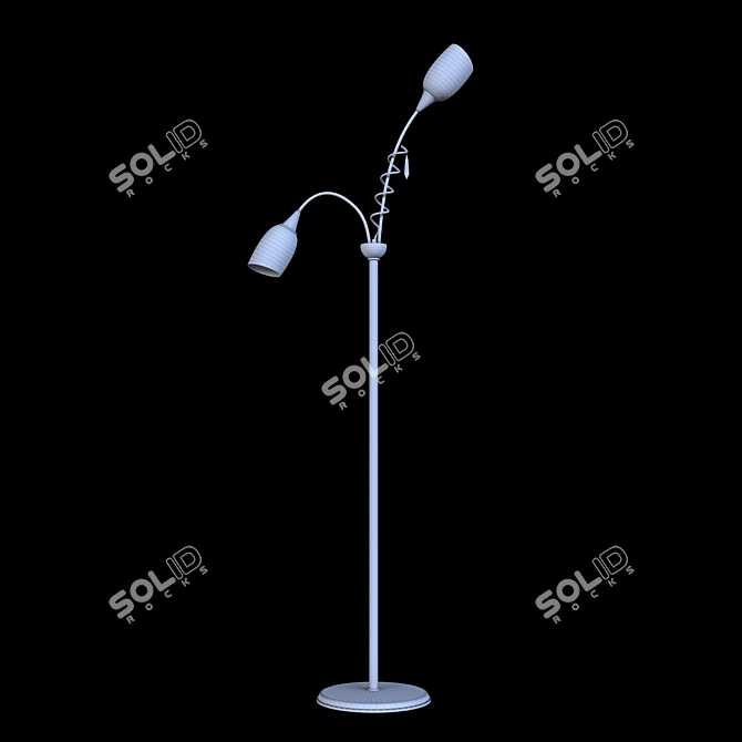 Elegant Decorative Floor Lamp 3D model image 3