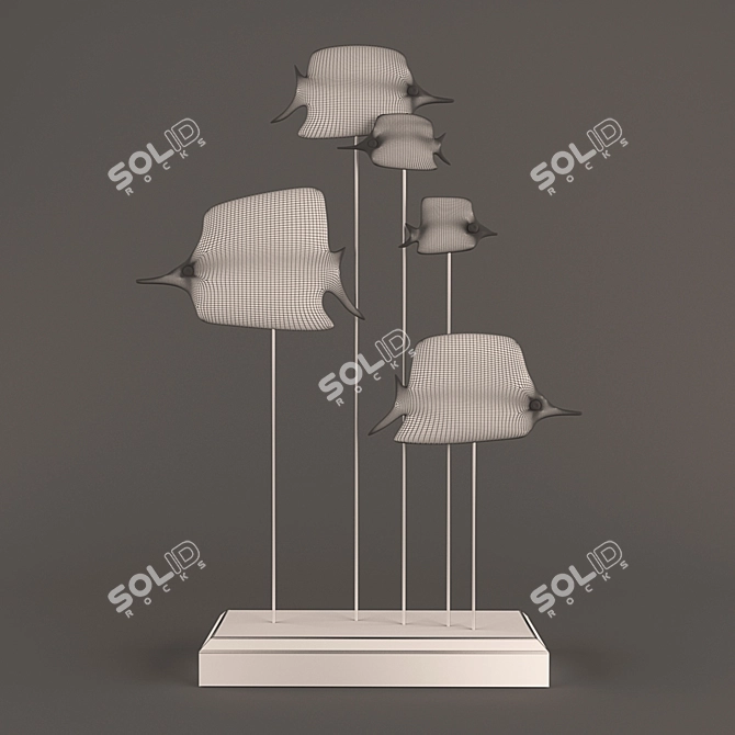 3D Max Decor: Vray Fishs 3D model image 2