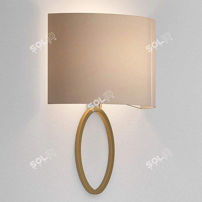 Modern Caserta Wall Sconce 3D model image 1
