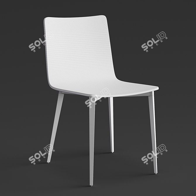 Elegant Bontempi KATE Chair 3D model image 3