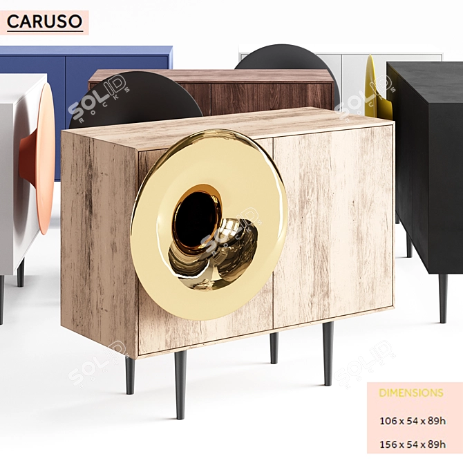 Italian Elegance: Miniforms Caruso 3D model image 1