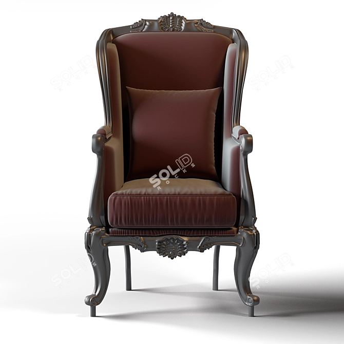 Luxurious TORNABUONI Chair 3D model image 2