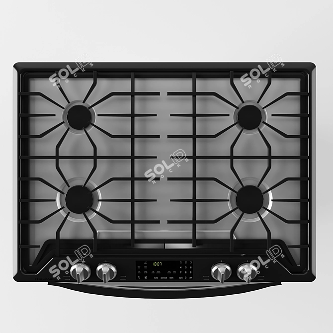 Frigidaire Gallery 30'' Slide-In Dual-Fuel Range: Sleek Design, Exceptional Performance 3D model image 2