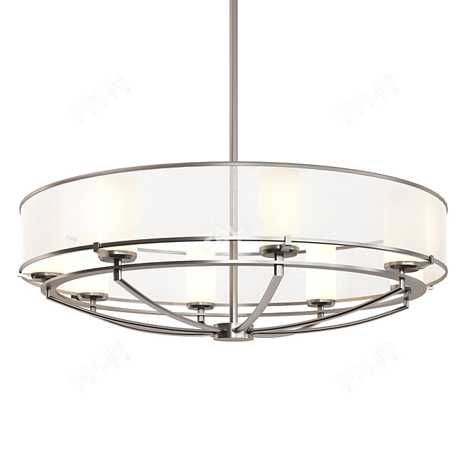 Kichler Saldana 8-Light Chandelier - Elegant Lighting Fixture 3D model image 1