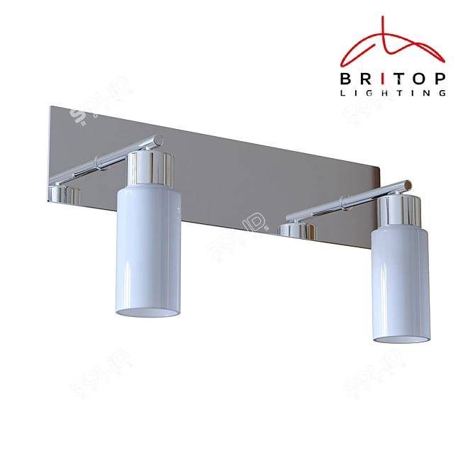 Britop Aquatic 5003028: Polish-Made Sconce with Two 40W G9 Halogen Bulbs 3D model image 1