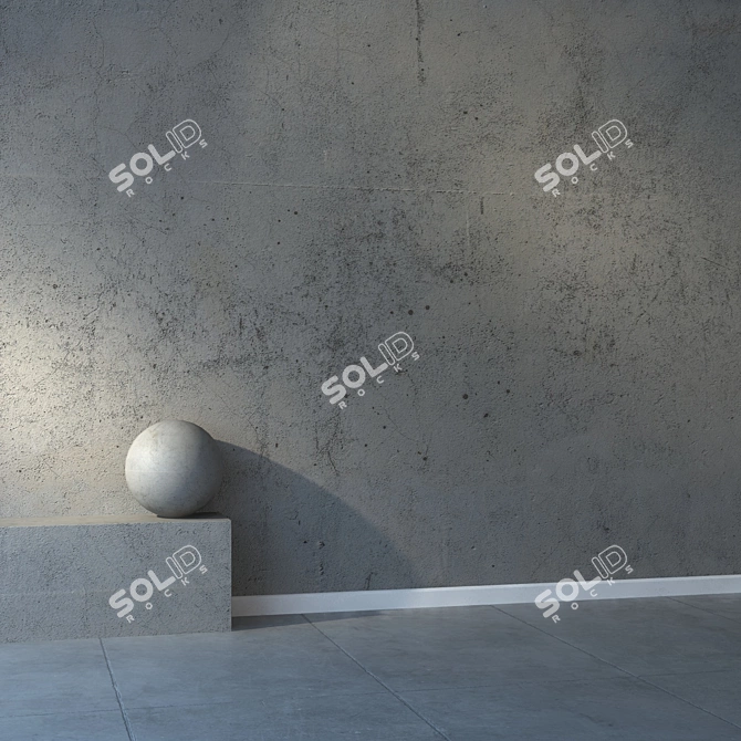 High Resolution Plaster 3D Model 3D model image 2