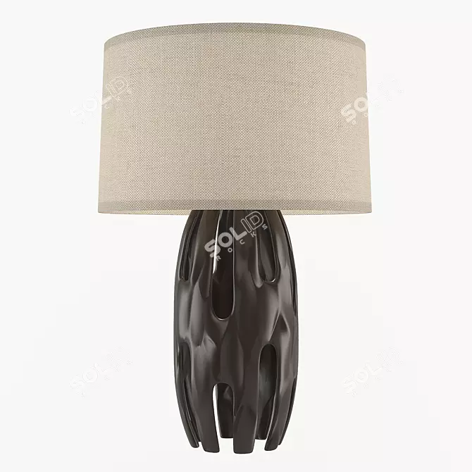 Contemporary Naomi Pendant Light 3D model image 1