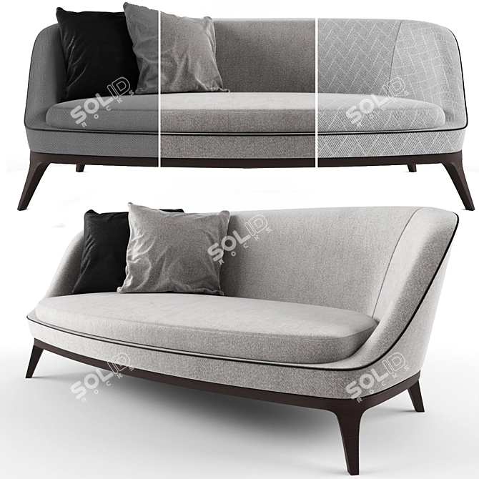 Dragonfly Flexform Sofa Set 3D model image 1