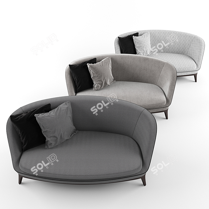 Dragonfly Flexform Sofa Set 3D model image 2