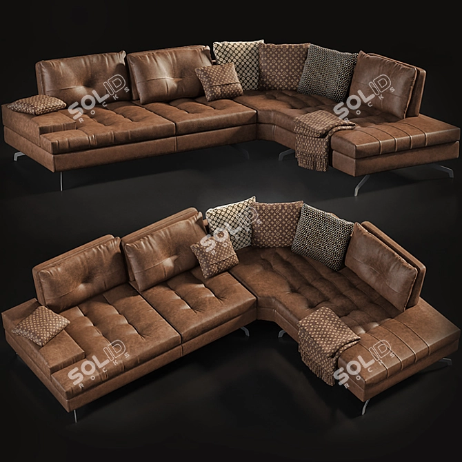 Calia Italia Toffee Sofa 3D model image 1