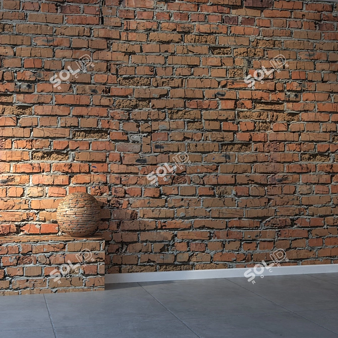 High-Res Brick Texture Pack 3D model image 2