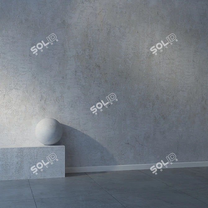 Light Stucco 46 High Res 3D Models 3D model image 2