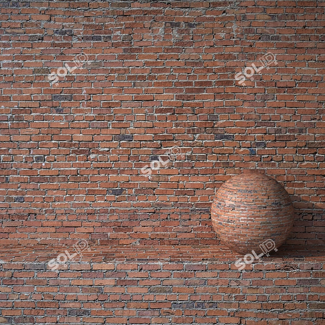 Title: High-Resolution Brick Collection 3D model image 1
