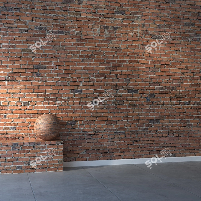 Title: High-Resolution Brick Collection 3D model image 2