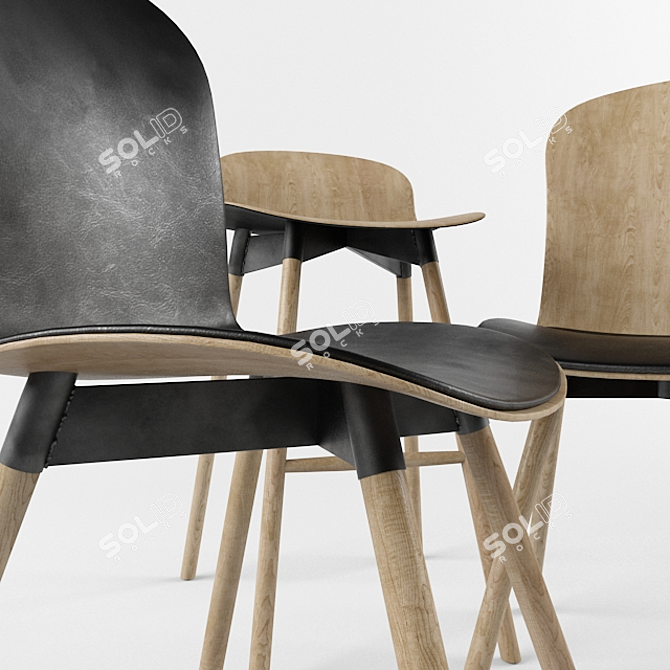  Nordic Comfort Modular Seating 3D model image 3