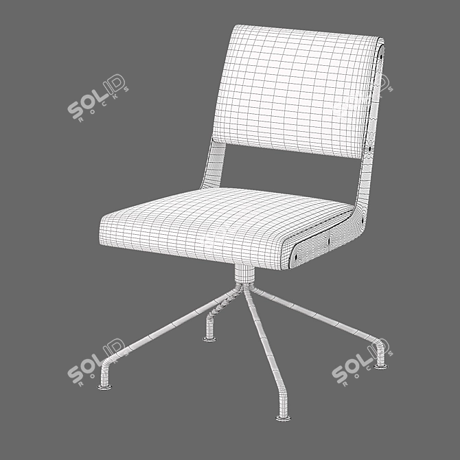 Elegant Rue Cambon Chair 3D model image 3