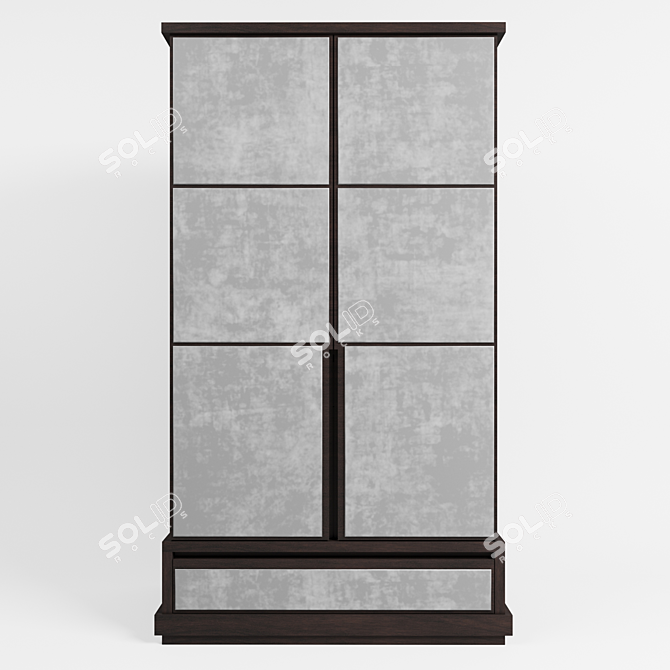 Modern Marcus Wardrobe - Stylish and Spacious 3D model image 1