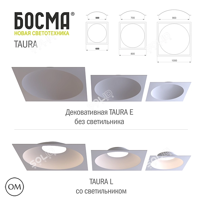 Taura Bosma - Unique Gypsum LED Light 3D model image 2