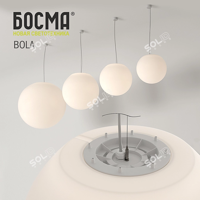 BOLA Spherical Lighting: Functional and Decorative Illumination 3D model image 2