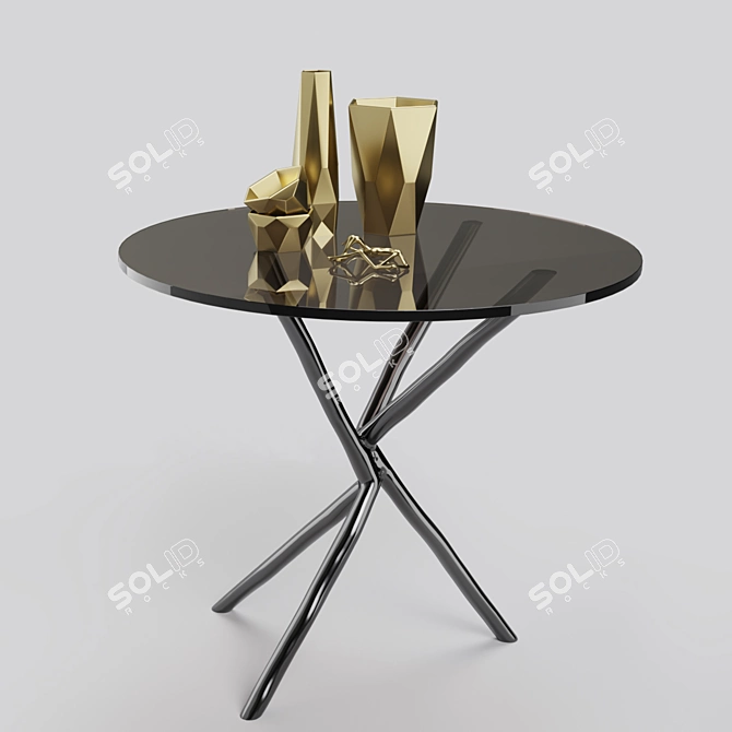 Sleek Ying Ying Table: Modern Design 3D model image 1