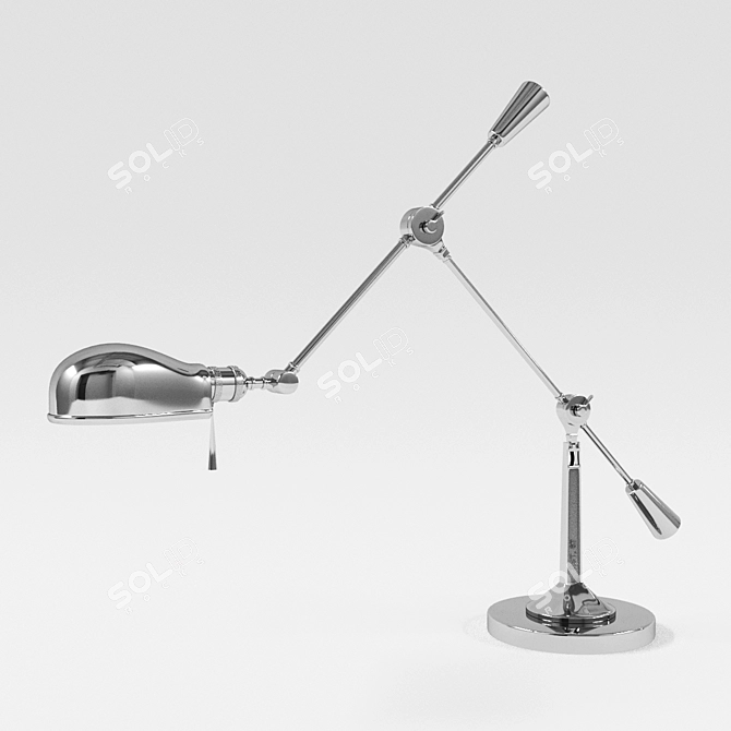 Flexible Arm Desk Lamp 3D model image 1