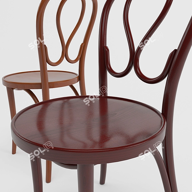 Elegant Vienna Chair: Stylish Design 3D model image 3