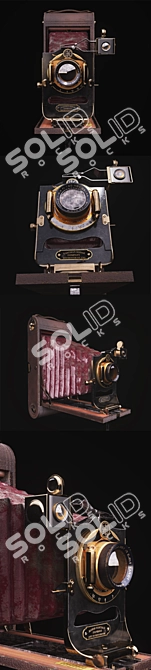 Vintage Camera: Capturing Memories 3D model image 2