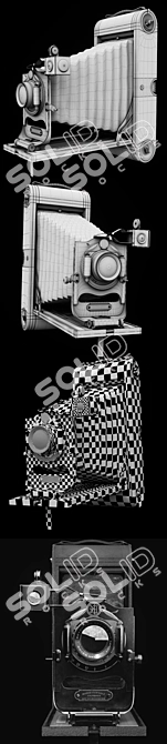 Vintage Camera: Capturing Memories 3D model image 3