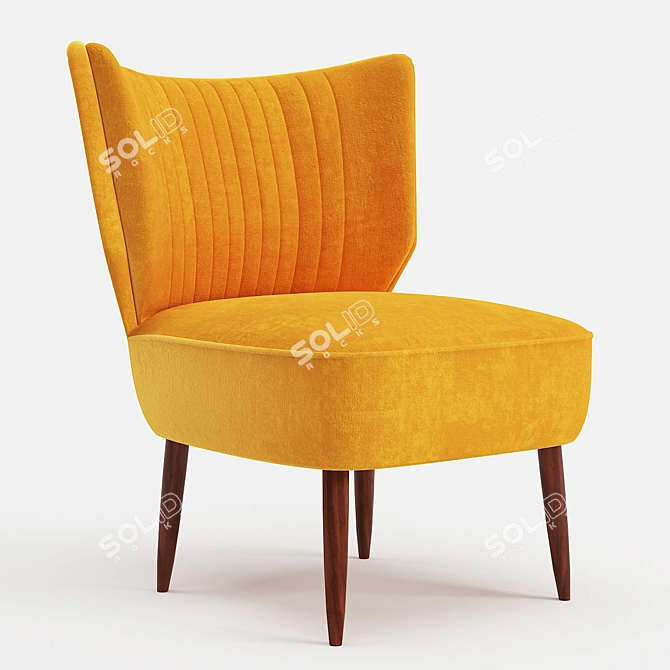 Modern Duke Cocktail Chair 3D model image 2