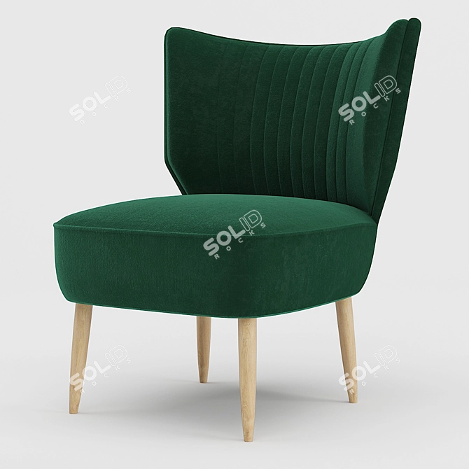 Modern Duke Cocktail Chair 3D model image 3