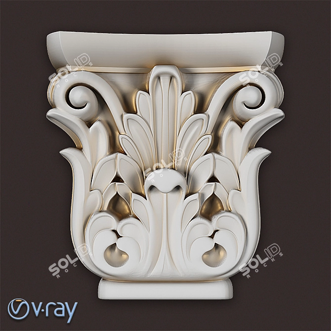 Elegant Kronshtein Decor 3D model image 1