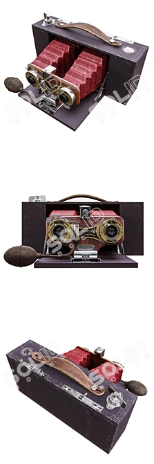 Title: Vintage Kodak Stereo Camera 3D model image 2