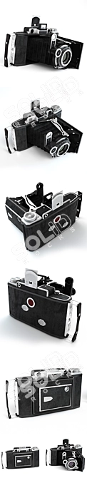 Classic Soviet Medium Format Camera 3D model image 2