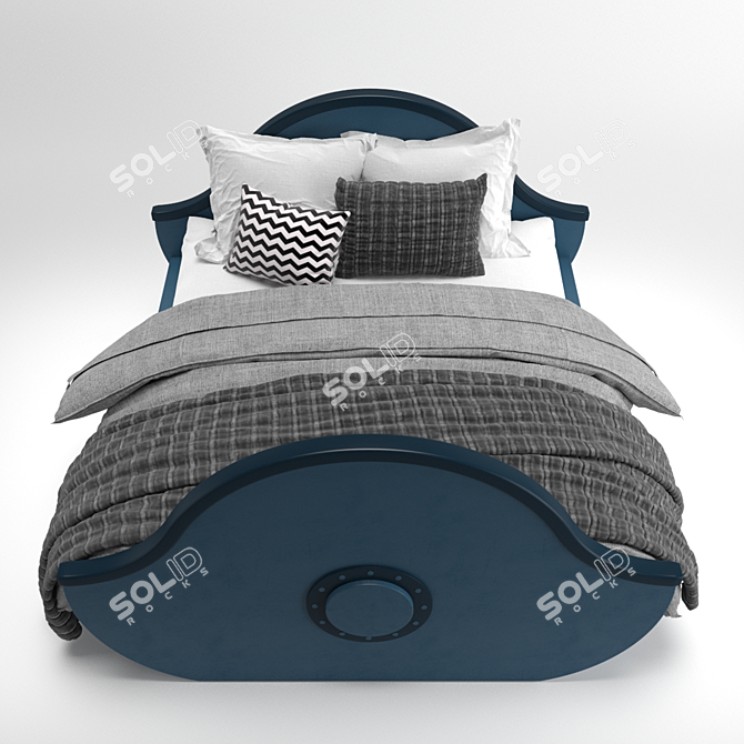 Nautical Dreams Boat-Shaped Child Bed 3D model image 2