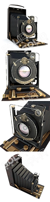 Vintage Photocor № 1 Camera 3D model image 2