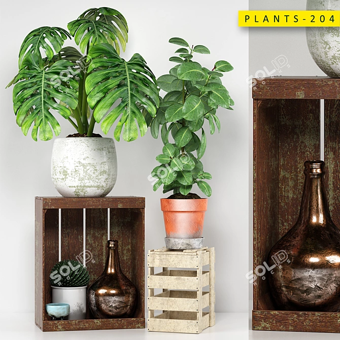 Greenery Pack: 204 Varieties 3D model image 1