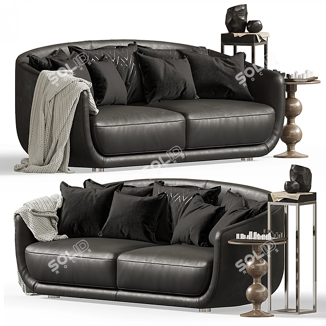 Keoma Maya: Stylish and Spacious Sofa 3D model image 1