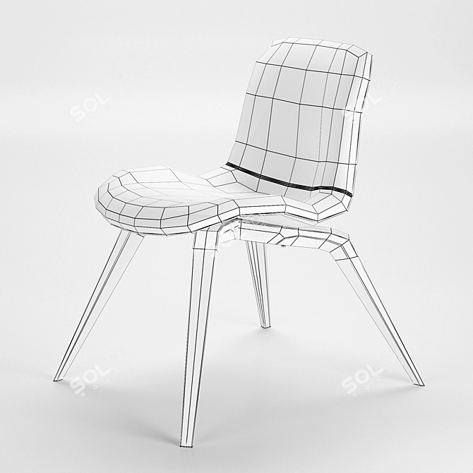 NORR11 Goose Lounge Chair: Sleek and Stylish Seating 3D model image 3