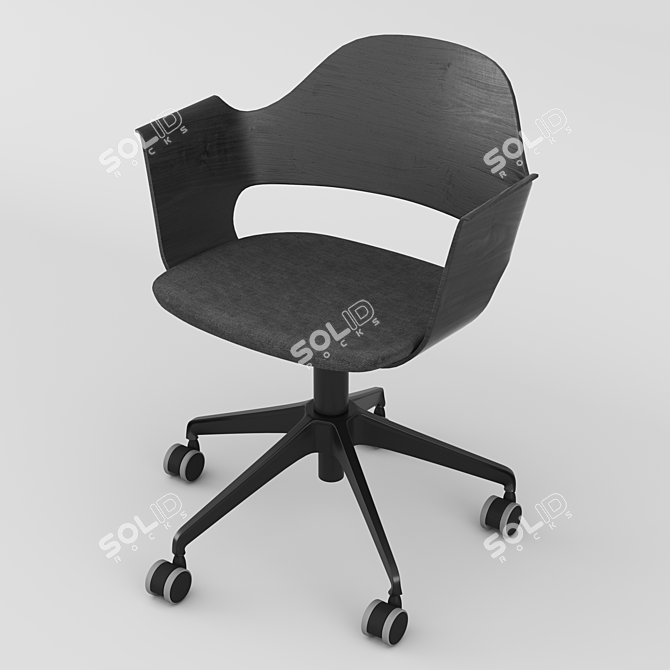 Fjallberget Chair: Stylish and Comfortable 3D model image 1