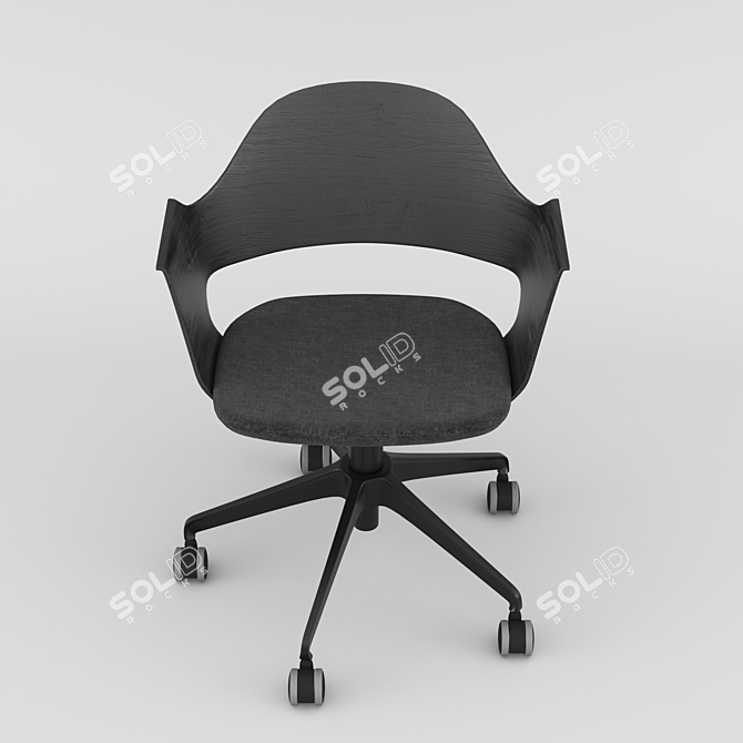 Fjallberget Chair: Stylish and Comfortable 3D model image 3