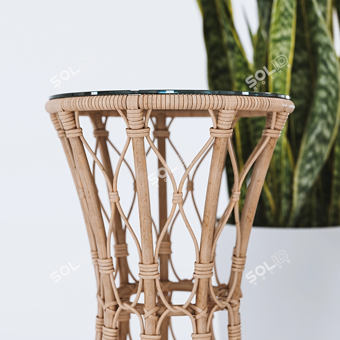 Vegetation Swing: Blucher Hanging Chair Set 3D model image 3