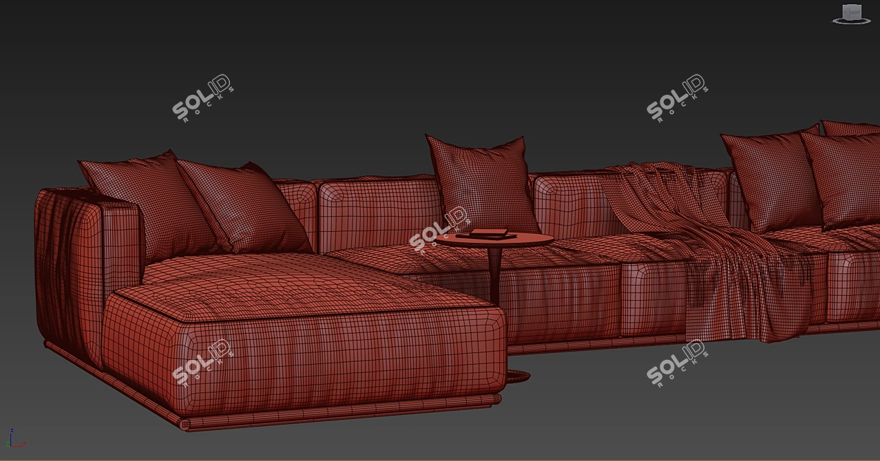 Poliform Shangai Sofa | Modern Design and Exceptional Comfort 3D model image 3