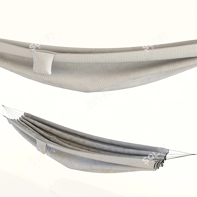 Scout's Hammock: Adventure Awaits! 3D model image 2