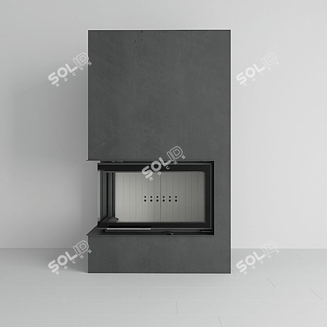 Modern Water Fireplace: MBO PW 15 3D model image 1