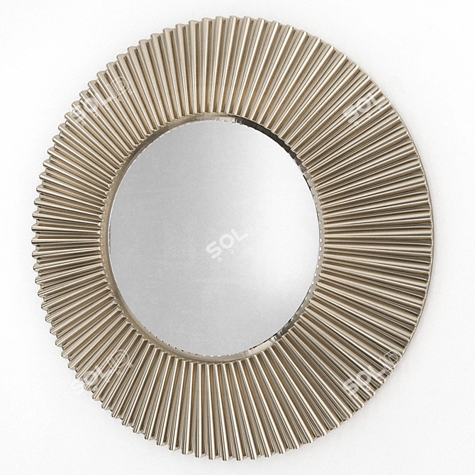 LH Mirror Home Letizia: Elegant Wall Mirror 3D model image 1