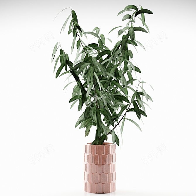 Elegant Botanical Decor for Home 3D model image 1